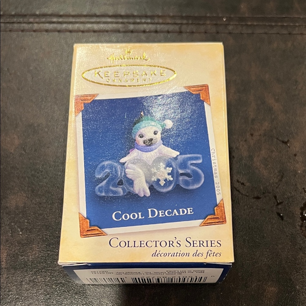 Hallmark Cool Decade Ornament with Blue and White Accents